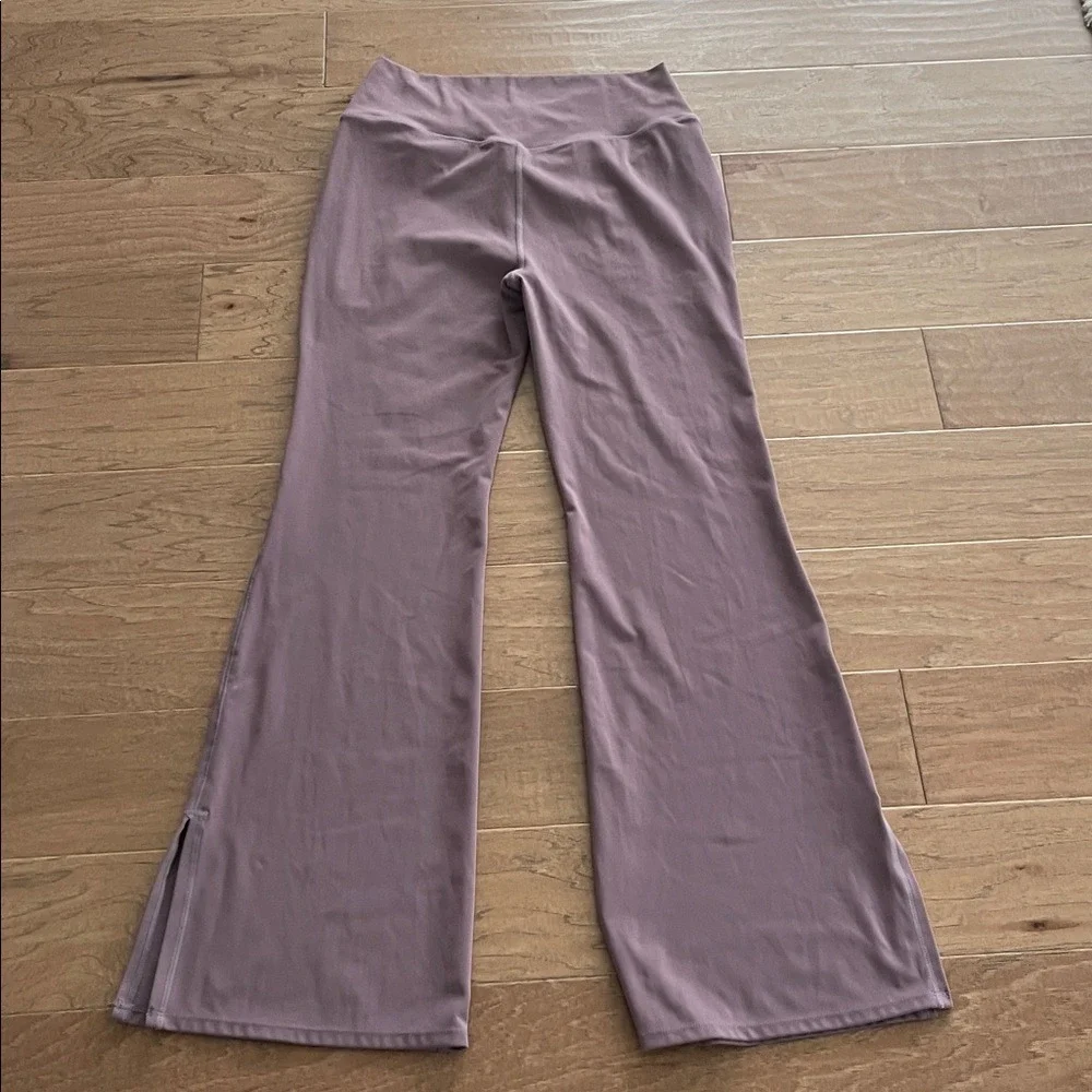 Women's Plum‎ Cross Waist Flare Leggings Pants Large